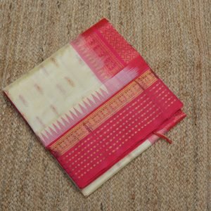 SilkCotton Korvai Contemporary Silk Border Saree