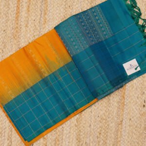 SoftSilk Border Checks Saree Zari Lines
